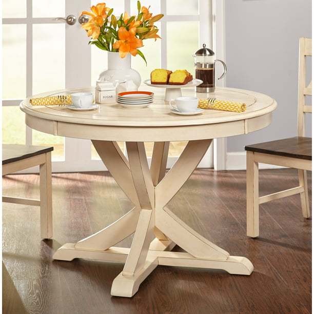 Simple Living Vintner Country Style, Country Style Round Dining Table And Chairs