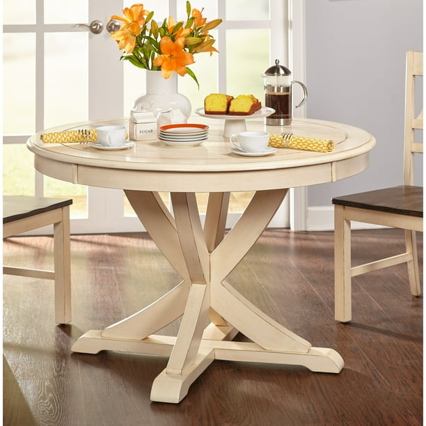 Simple Living Vintner Country Style Round Dining Table Com Simple Living Vintner Country Style, Country Style Round Dining Table And Chairs