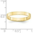 thumbnail image 3 of 10K Yellow Gold 10Ky 3mm Ltw Flat Band Size 13 Made In United States 1fll030-13, 3 of 5