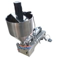 thumbnail image 3 of TECHTONGDA Paste Filling Machine Pneumatic 100-1000ml Stainless Steel Piston Filler Dispenser with Vertical Mixing Hopper, 3 of 7