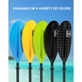 thumbnail image 3 of Adjustable Carbon Fiber Kayak Paddle 86in-94in with Paddle Leash for Adults, 3 of 5