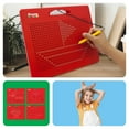 thumbnail image 3 of PicassoTiles Magnetic Drawing Board 12"x10" with 748 Beads, STEM Learning Art Toy for Kids Toddlers Ages 3+, Educational Gift, 3 of 8