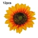thumbnail image 1 of Cabeza de girasol artificial Simulación de cabezas de flores Ramo de fiesta de boda Accesorios de bricolaje, 12 piezas, Amarillo anaranjado, 14cm Inevent HA7119-04B, 1 of 6