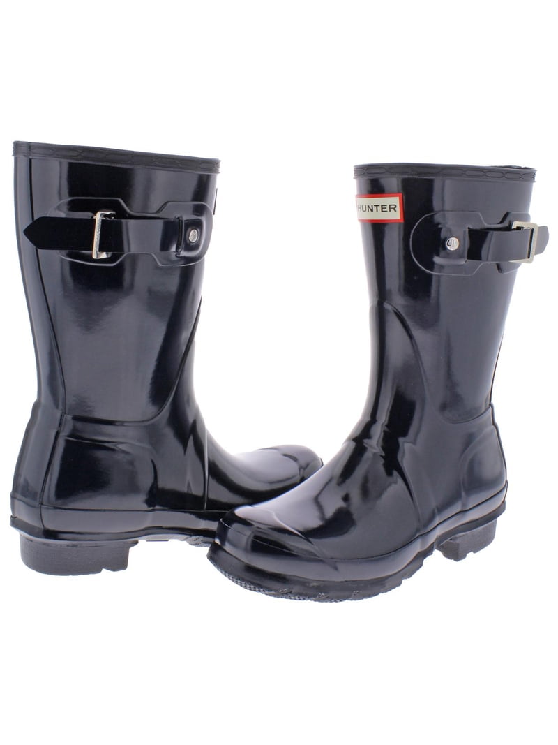 Hunter Women's Original Short Gloss Rain Boots Navy Size 6