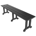 thumbnail image 5 of Charleston Outdoor Patio Adirondack Dining Trestle Bench, 5 of 5