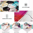 thumbnail image 3 of Football with Colorful Graffiti Plush Pillow Cases Standard Size Ultra Soft Warm Pillowcases with Zipper 20"x26", 3 of 9