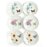 Lenox Butterfly Meadow 6-Piece Tidbit Plate Set, Porcelain