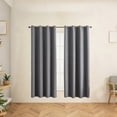 thumbnail image 6 of HBYJLZYG Blackout Insulated Curtain, Room Darkening No Drill Window Drapes 59"x63", 6 of 6