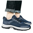 thumbnail image 3 of Sneakers for Men Comfortable Wide Toe Walking Shoes Lightweight La𝖼e Up Mesh Tennis Shoes Fashion S𝗅ip On Athlet𝗂c Shoes Breathable Non-S𝗅ip Running Shoes, 3 of 9