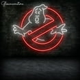 thumbnail image 3 of Glowneon Ghost Prohibited Neon Sign, Ghost Prohibited Led Sign, Symbol Prohibited Neon Led, 3 of 4