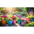 thumbnail image 2 of 3 Set bee Watering Station Insect Drinking Cups for Garden Flower-Shaped Bee Water Station Butterflies bee Waterer (Blue Pink Yellow 3 Set), 2 of 7