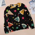 thumbnail image 6 of Fun Pizza Women's Floral Printed Sweatshirt Long Sleeve Crewneck Casual Loose Vintage Graphic Pullover Tops, 6 of 7