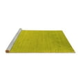 thumbnail image 2 of Ahgly Company Machine Washable Indoor Rectangle Abstract Yellow Contemporary Area Rugs, 8' x 10', 2 of 4