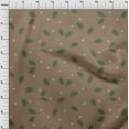 thumbnail image 4 of oneOone Cotton Jersey Light Brown Fabric Christmas Feather Craft Projects Decor Fabric Printed By The Yard 58 Inch Wide, 4 of 6