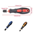 thumbnail image 3 of keepw (6.35mm) Screwdriver Bit Holder Dismountable Portable Multifunctional Bits Driver Small Hand Tool Quick Release Handles Red 30mm, 3 of 6