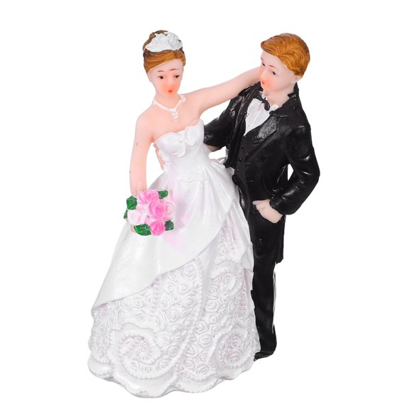 EXHUMKY Estatuilla De En Resina Para De Pastel Boda Y Evento Con Duradero Multicolor