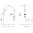 thumbnail image 4 of Phoenix Faucets PF231365 Premium Slimline Single Handle Pull Down Kitchen Faucet - Chrome, 4 of 4