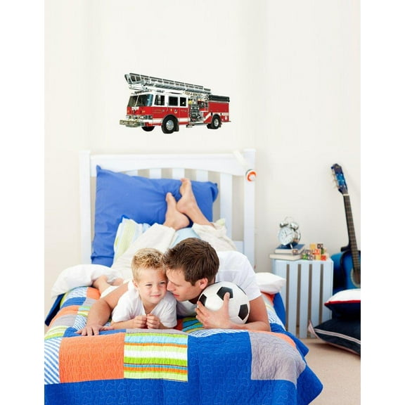 Firetruck II Wall Decal Cutout