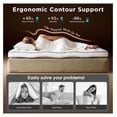 thumbnail image 2 of Queen Mattress Topper 3 Inch Ultra Thick Soft Memory Foam Mattress Topper for Back Pain Pillow Top Mattress Topper Queen for Bedrooms, Guest Rooms & RVs, 80x60 Inch., 2 of 8