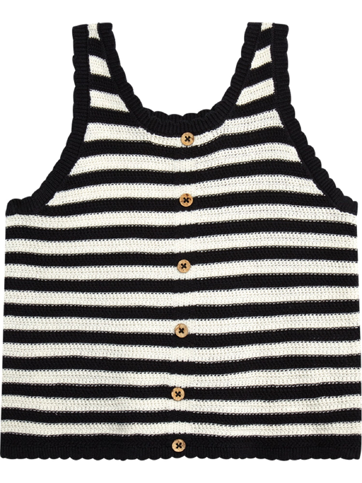Jessica Simpson Girls' Cotton Crochet Tank Top and Skirt Set, 2-Piece, Sizes 4-12