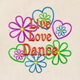 thumbnail image 2 of CafePress - Live Love Dance Tote Bag - Unisex Canvas Tote Bag, Beige, 1-Piece, 2 of 7