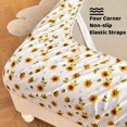 thumbnail image 2 of Twin Size Sheet Set Paisley Printed Bed Sheets for Single Bed Piece Microfiber Fitted Sheet with ” Deep Pocket & Straps Patterned Bedding Sheets & Pillowcase Set, 2 of 9