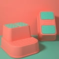 thumbnail image 3 of ABS Bench Home Load-bearing Capacity Risk Bathroom Bathroom Supplies Enhance And Memory Abilities Home Bathroom Coral Red, 3 of 8