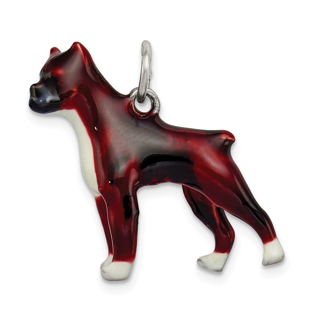 Details about   Silver Boxer Dog Pendant Solid Silver 925 Hallmark Pet Jewellery 14-30" Chain