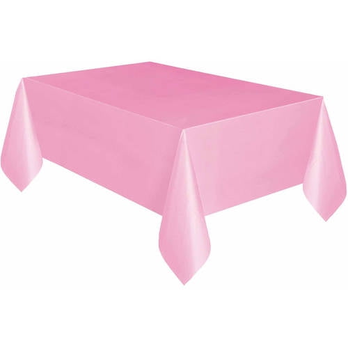 Party Dimensions Pink 84 Inch Round Plastic Tablecover 51026 Pink King Zak Industries Inc