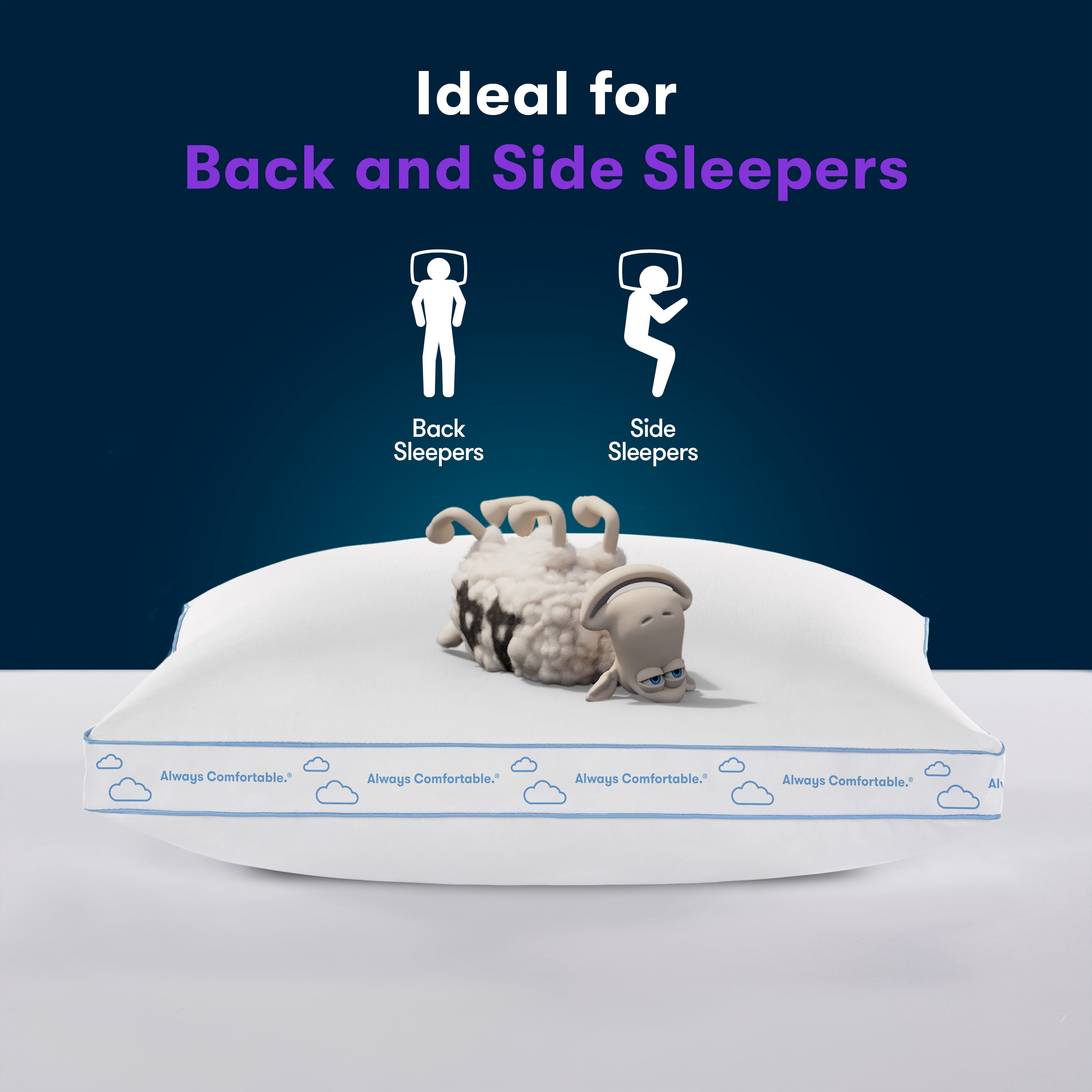 Sertapedic Ultra-Support Extra Firm Bed Pillow, King