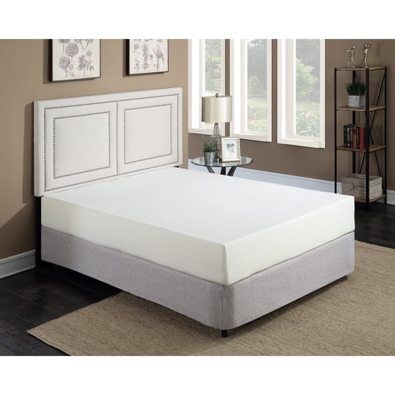 Miekor Furniture Super Plush 10 in. Medium Gel Memory Foam Mattress for California King Size Bed in a Box with Breathable White Aloe Vera Cover 85893
