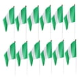 thumbnail image 1 of Bandera de Nigeria Sunnimix 12pcs bandera de bandera nacional ondeando, 1 of 8