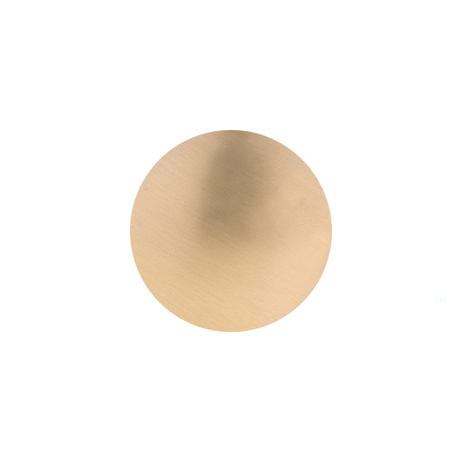 5-Pack Trophy Round Metal Champagne Bronze 1-11/32" (34mm) Kitchen Cabinet Drawer Knob