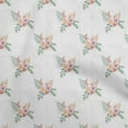 thumbnail image 1 of oneOone Georgette Viscose Brown Fabric Watercolor Floral Fabric For Sewing Printed Craft Fabric By The Yard 42 Inch Wide, 1 of 4