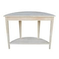 thumbnail image 1 of International Concepts Accents pour la Maison Table Console Demi-Lune Non Fini, 1 of 9