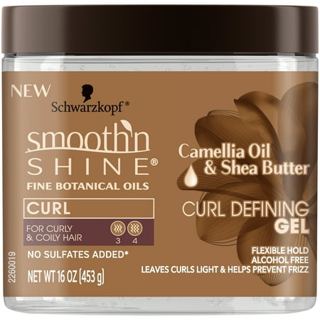 - Smooth 'n Shine Curl Defining Gel, 16 Ounce