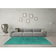 thumbnail image 3 of Ahgly Company Indoor Rectangle Oriental Turquoise Blue Industrial Area Rugs, 6' x 9', 3 of 4