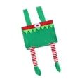 thumbnail image 3 of Bolsa de dulces para pantalones navideños, bolsa de regalo navideña, decoración, bolsa de media, bolsa para refrigerios Verde, 3 of 9