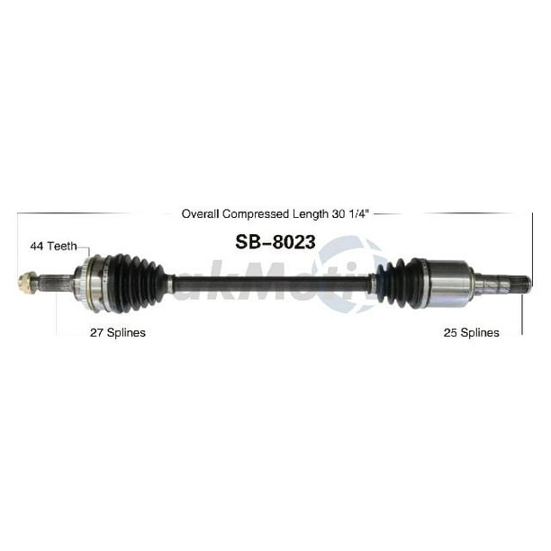 OE Replacement for 20032007 Subaru Impreza Front Left CV Axle Shaft (2.5i / Outback / Outback