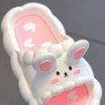 thumbnail image 4 of IROINNID Toddler Little Kids Rabbit Beach/Pool/Shower Slides/Anti-Skid Home Bath Slippers/Cute Summer Outdoor Shoes for Girls and Boys, 4 of 7