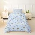 thumbnail image 2 of Erosebridal Cute Rainbow Unicorn Twin Bedding,3D Cartoon Magic Animal Print Duvet Cover Set For Kids Girls,Reversible 2-Piece,No Comforter, 2 of 6