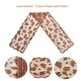 thumbnail image 6 of DefiDgd 71x12in Halloween Fall Maples Leaves Table Runner Decorations,Autumn Harvest Orange Lace Thanksgiving Decorations for Home Tables Dinner, 6 of 6
