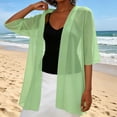 thumbnail image 2 of Linfrsh Shawl Wraps for Women Evening Dresses Chiffon Soft Capelets Wedding Bridal Cover Up(Light Green,XL), 2 of 5