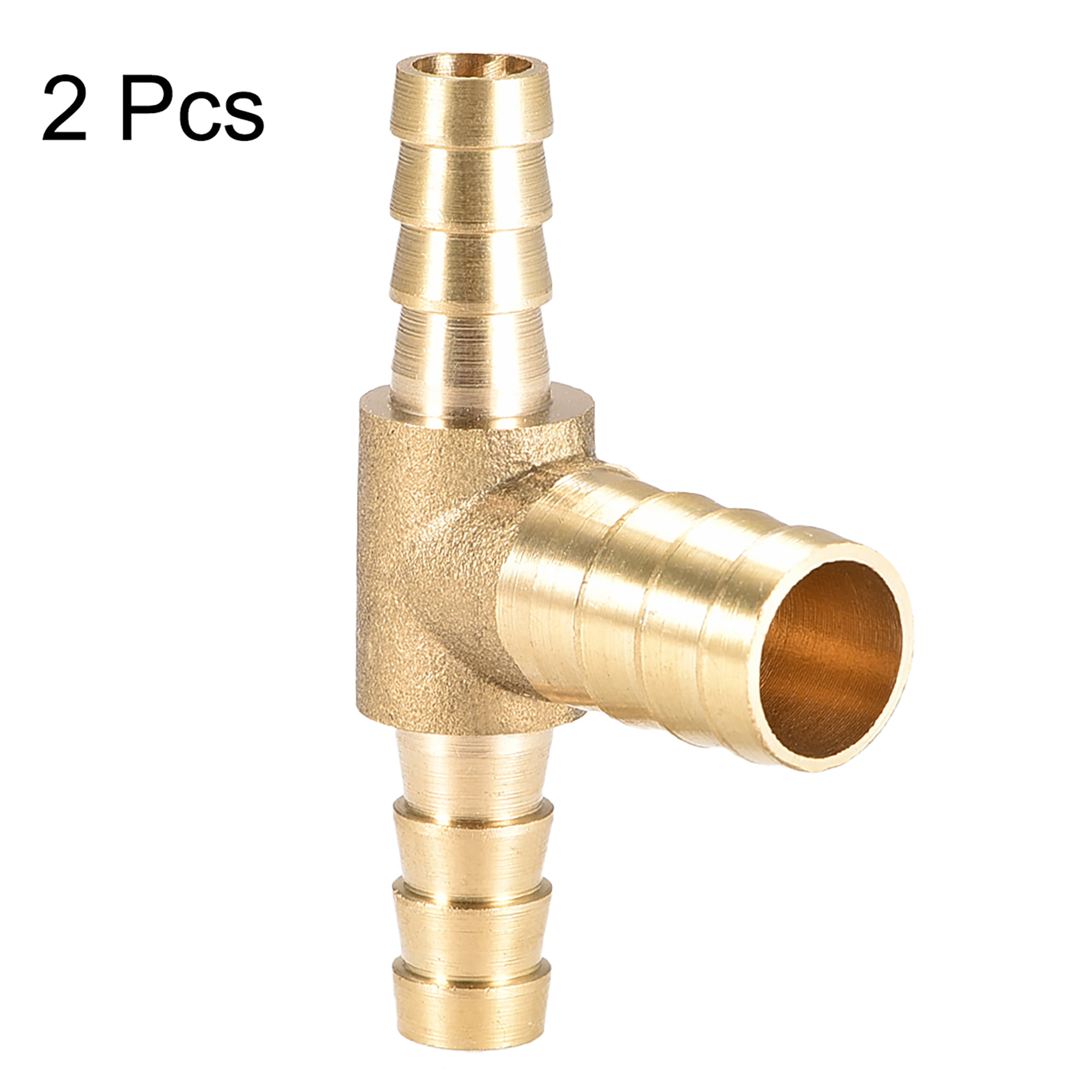 Cross Shaped 4 Way 12mm Dia Barb Hose Connector Quick Fitting 2pcs 