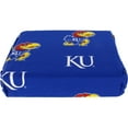 thumbnail image 3 of Kansas Jayhawks 100% cotton, 3 piece sheet set - flat sheet, fitted sheet, 1 pillow case, Twin XL, Team Colors, 3 of 7
