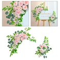 thumbnail image 4 of 1 juego artificiales Swag Centerpiece Wedding Arch Flowers ración floral para recepción de boda Sign Telón de fondo Rosado Baoblaze corona de flores, 4 of 8