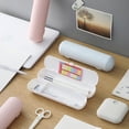 thumbnail image 6 of Light Blue Large Capacity Double Layer Pencil Case Hard Shell Pencil Box Organizer with Compartments Aesthetic School Supplies Storage Pouch for Kids Students, 6 of 7