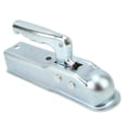 thumbnail image 1 of Trailer Coupler, 3500 Lb Load Capacity Durable Impact Resistant Straight Tongue Trailer Coupler  For Trailer, 1 of 8