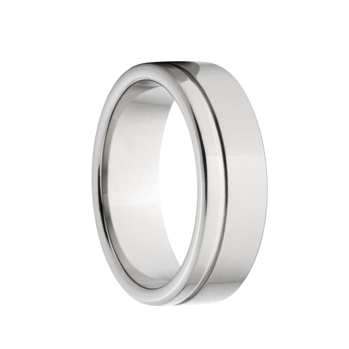 Custom Finish 8mm Stainless Steel Ring