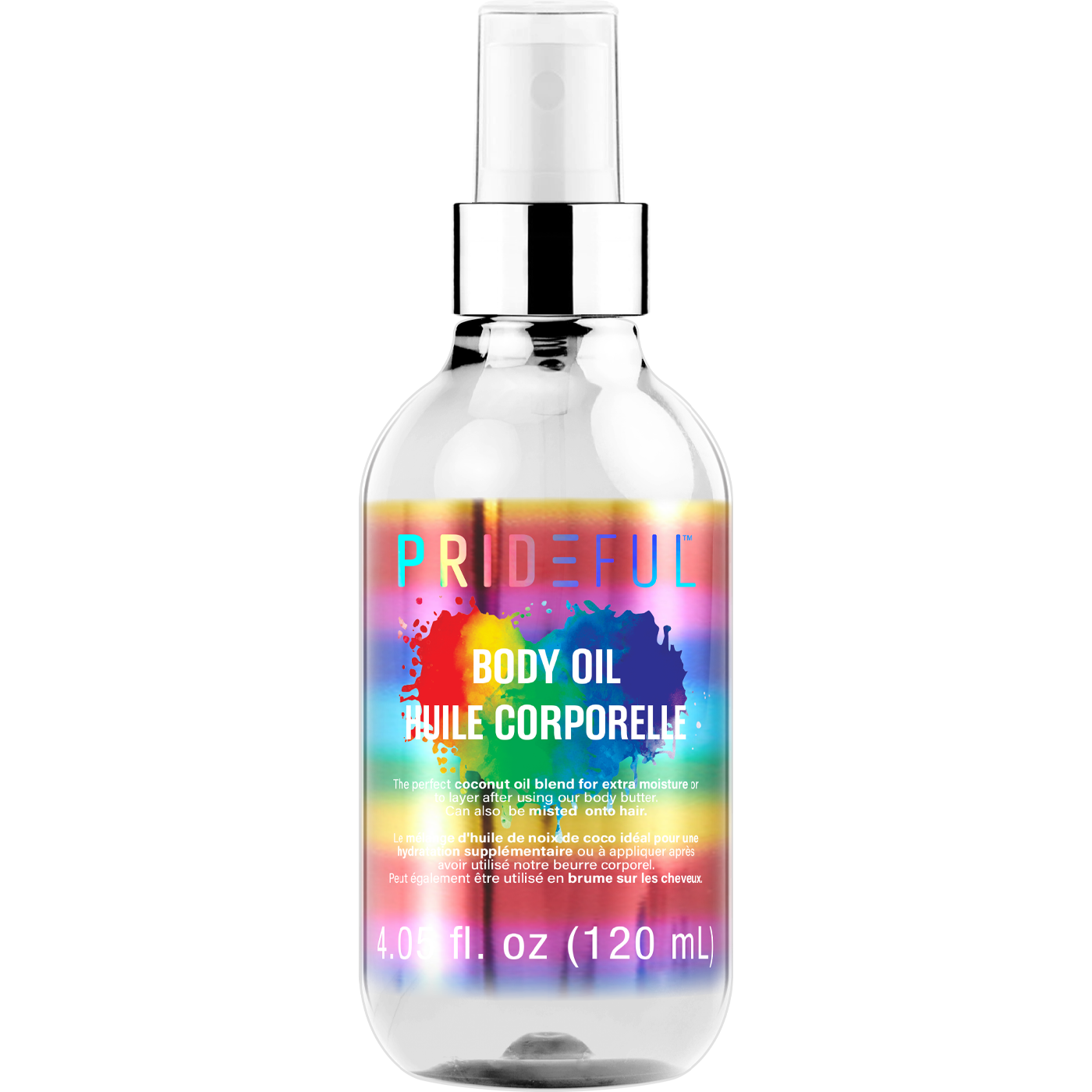 Prideful Body Oil with Coconut Oil & Shea Butter, 4 oz